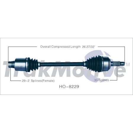 Surtrack Axle Cv Axle Shaft, Ho-8229 HO-8229